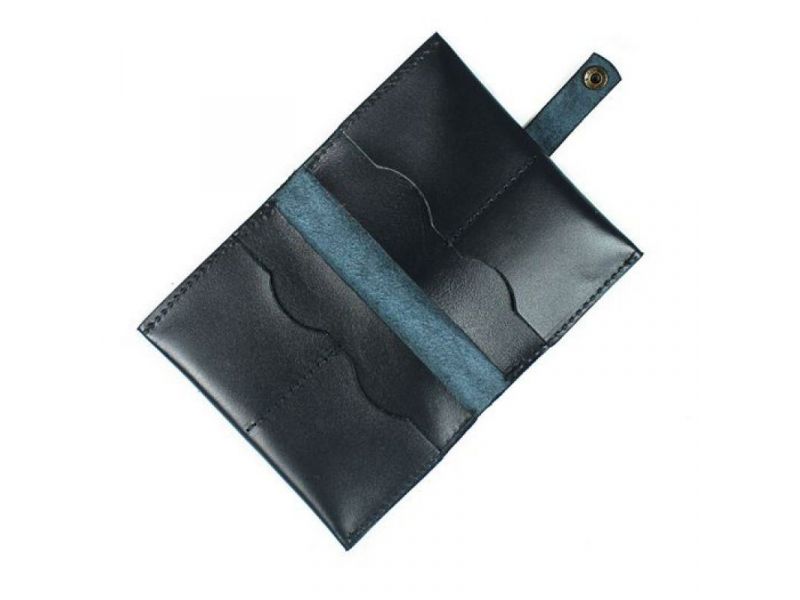 Кожаная документница синяя, фото 2