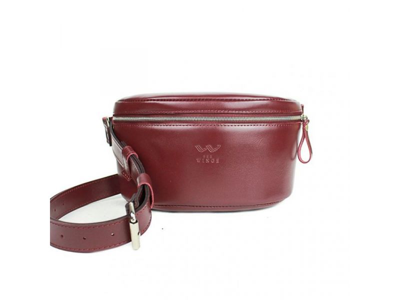 Поясная сумка Explorer S бордовая, фото 2