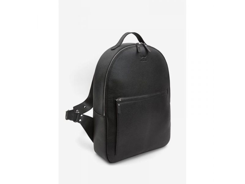 Кожаный рюкзак Groove L черный сафьян, фото 2