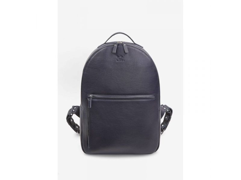 Кожаный рюкзак Groove L синий сафьян, фото 1