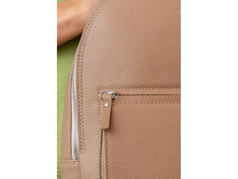 Кожаный рюкзак Groove M карамель флотар, фото 4