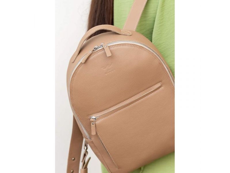 Кожаный рюкзак Groove M карамель флотар, фото 5