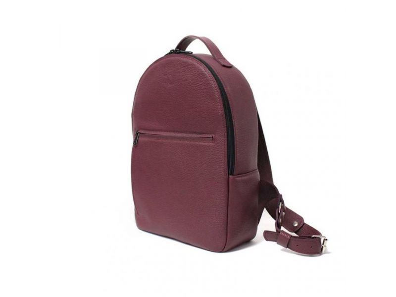 Кожаный рюкзак Groove M марсала флотар, фото 7