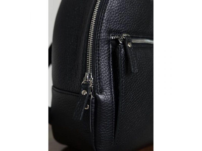 Кожаный рюкзак Groove S черный флотар, фото 7