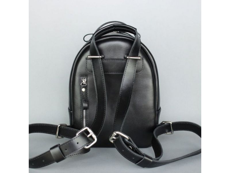 Кожаный рюкзак Groove S черный, фото 6