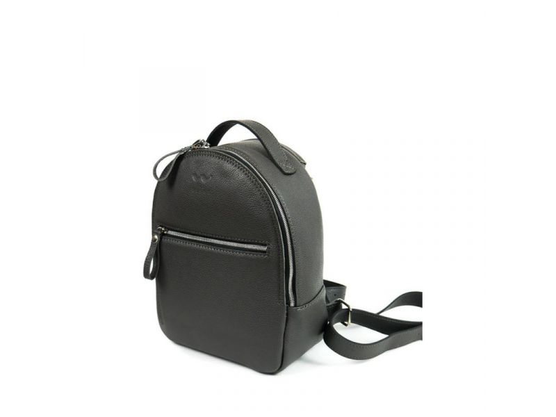 Кожаный рюкзак Groove S графитный, фото 1