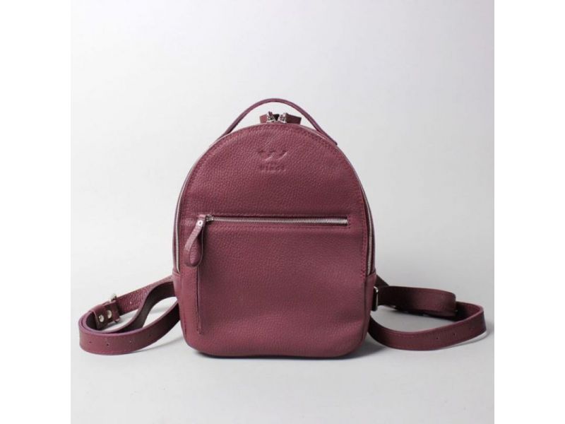 Кожаный рюкзак Groove S марсала флотар, фото 2