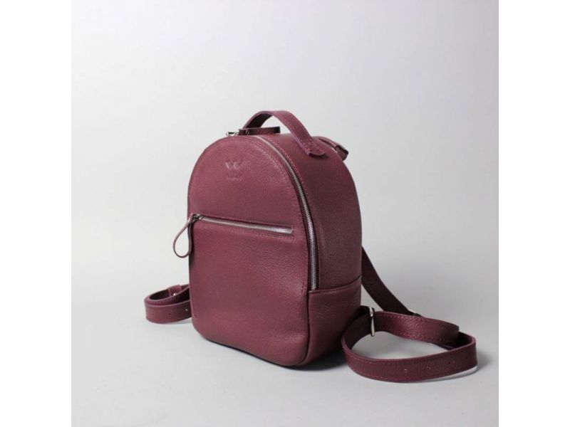 Кожаный рюкзак Groove S марсала флотар, фото 3