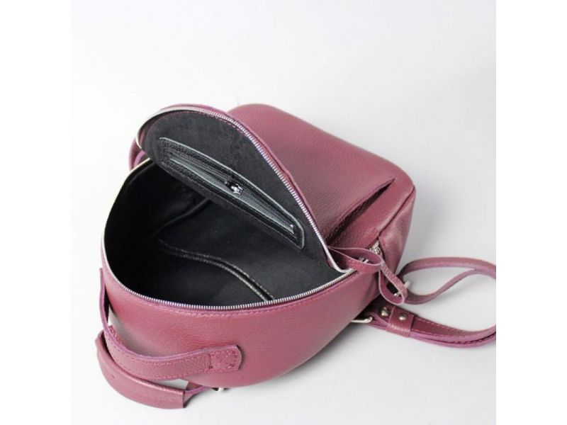 Кожаный рюкзак Groove S марсала флотар, фото 5