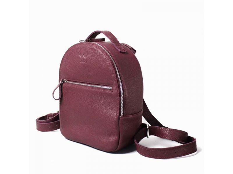 Кожаный рюкзак Groove S марсала флотар, фото 6