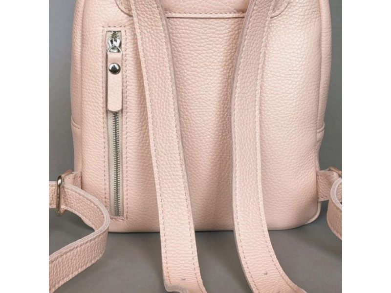 Кожаный рюкзак Groove S пудровый, фото 6
