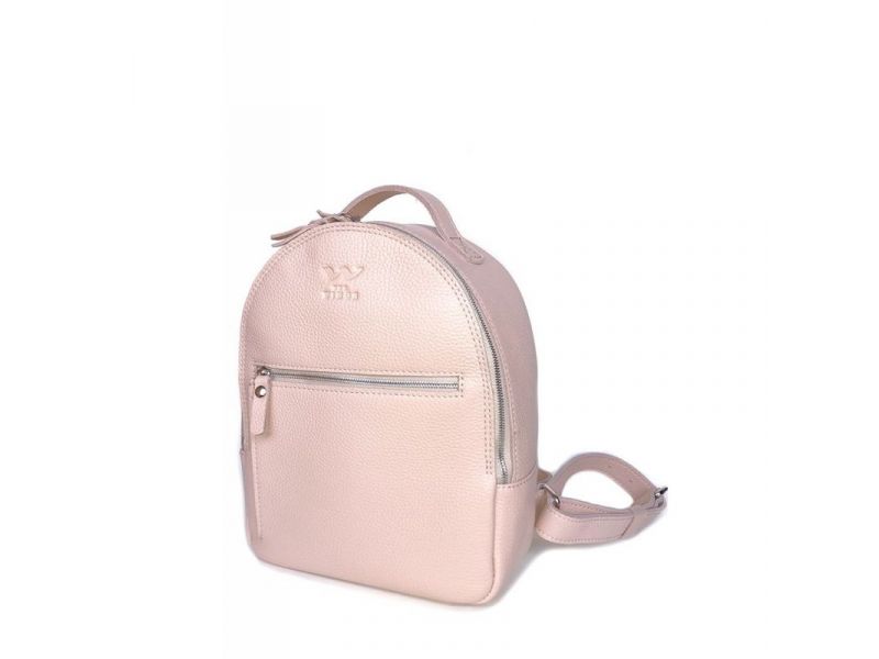 Кожаный рюкзак Groove S пудровый, фото 1