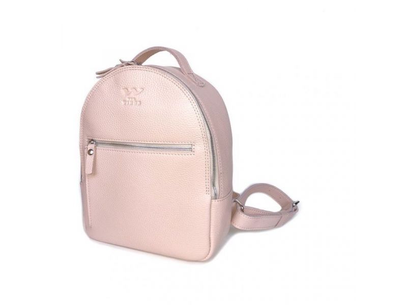 Кожаный рюкзак Groove S пудровый, фото 9