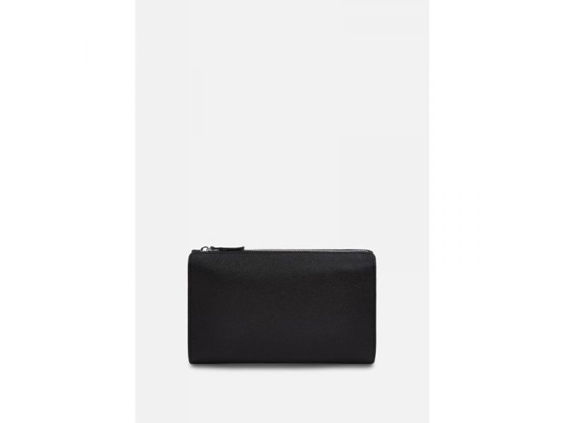 Кожаный млатч черный сафьян, фото 6