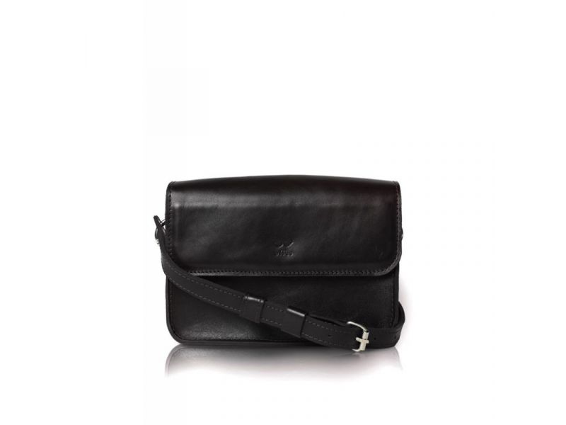 Кожаная мини сумка Moment черная, фото 1