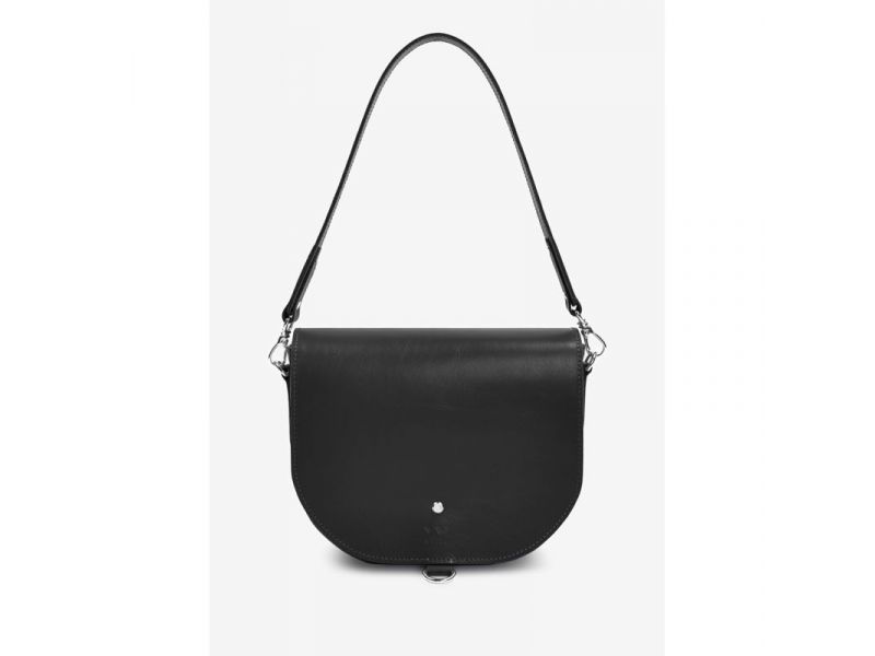 Женская кожаная сумка Ruby L черная, фото 4