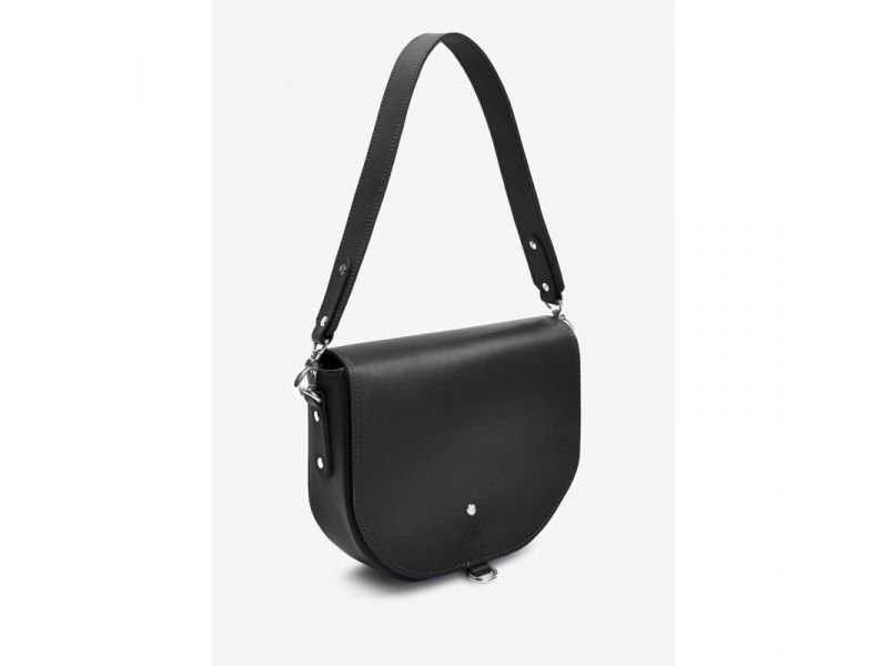 Женская кожаная сумка Ruby L черная, фото 5