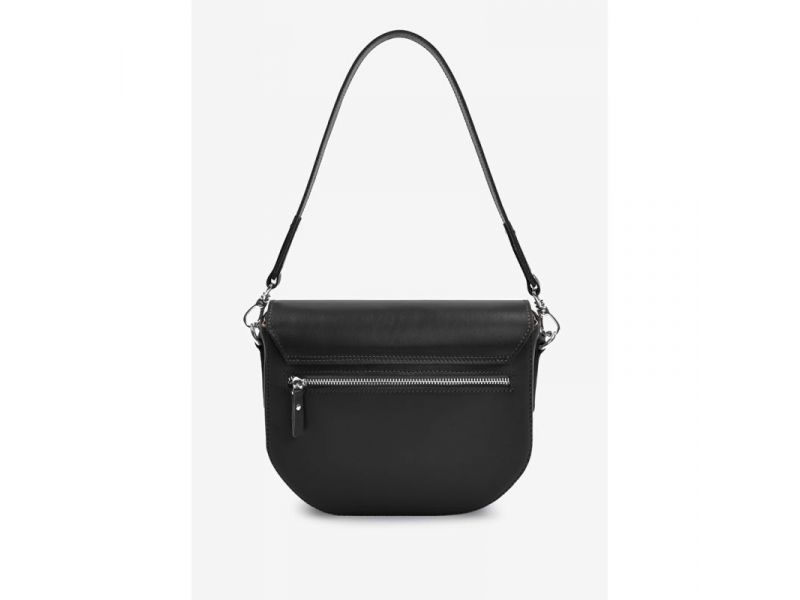 Женская кожаная сумка Ruby L черная, фото 6