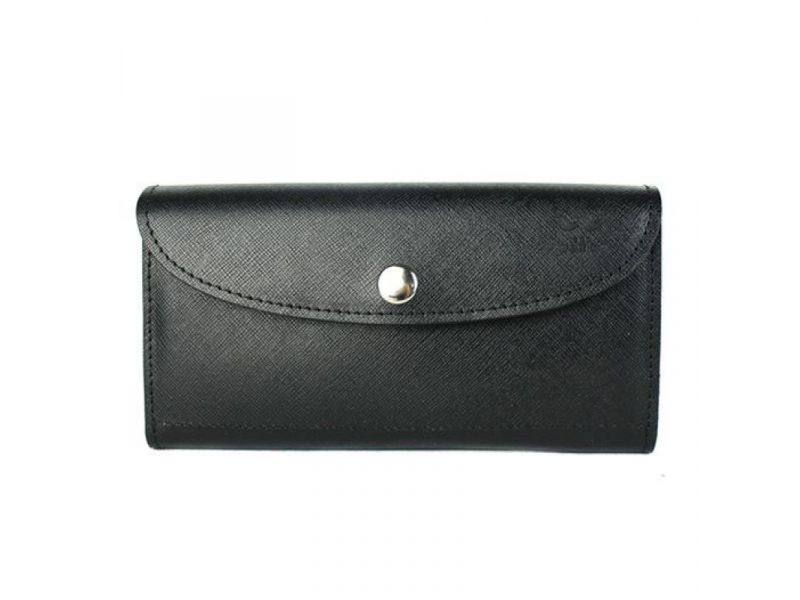 Кошелек Smart Wallet черный сафьян, фото 2