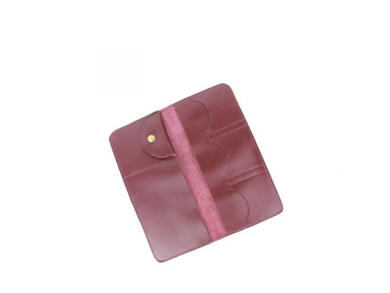 Кожаный тревел кейс бордовый, фото 1