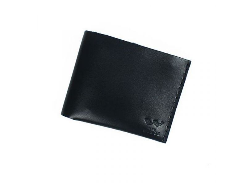 Кожаный кошелек Mini черный, фото 2