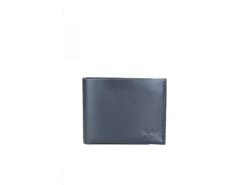 Кожаный кошелек Mini синий, фото 1