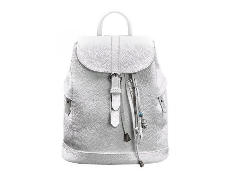 Кожаный женский рюкзак Олсен белый, фото 8