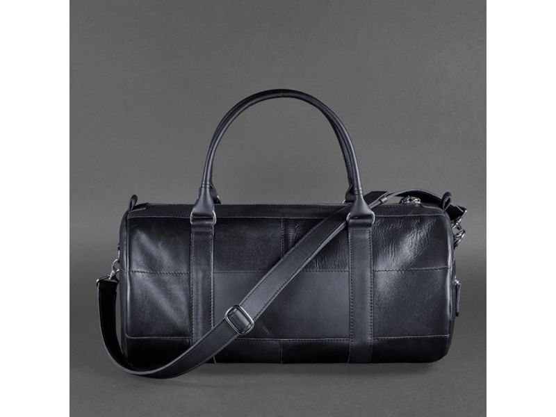 Кожаная сумка Harper темно-синяя краст, фото 8