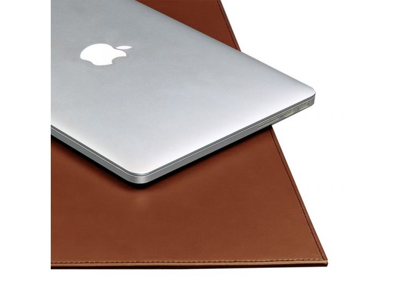 Накладка на стол руководителя - Кожаный бювар 1.0 Светло-коричневый, фото 6