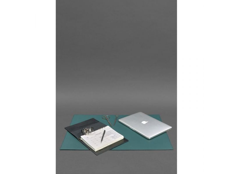 Накладка на стол руководителя - Кожаный бювар 1.0 Зеленый, фото 2