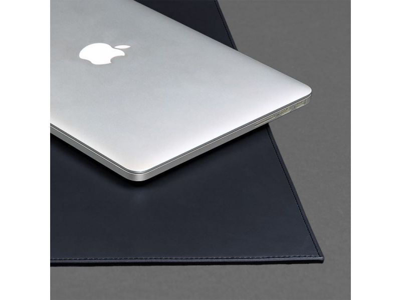 Накладка на стол руководителя - Кожаный бювар 1.0 Темно-синий, фото 5