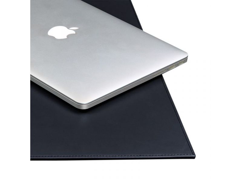 Накладка на стол руководителя - Кожаный бювар 1.0 Темно-синий, фото 6