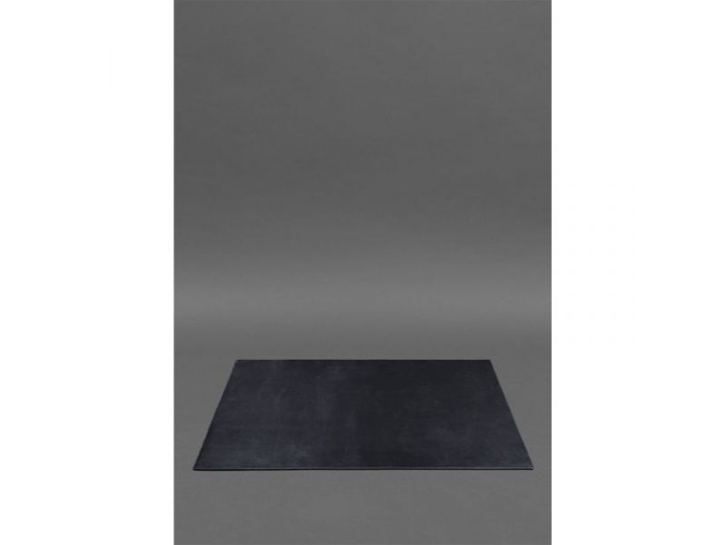 Накладка на стол руководителя - Кожаный бювар 1.0 Темно-синий Crazy Horse, фото 1