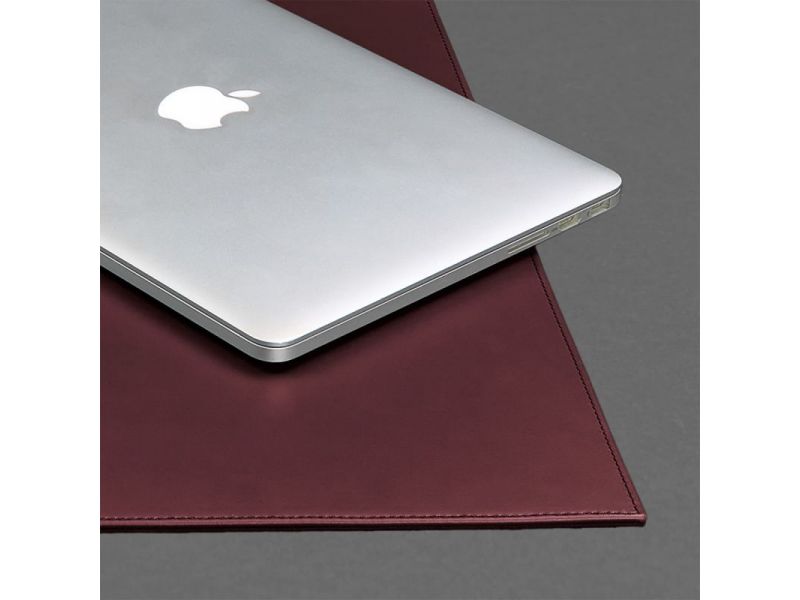 Накладка на стол руководителя - Кожаный бювар 1.0 Бордовый, фото 5
