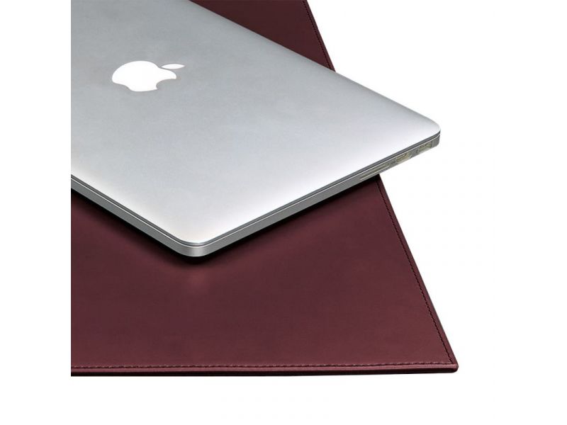 Накладка на стол руководителя - Кожаный бювар 1.0 Бордовый, фото 6