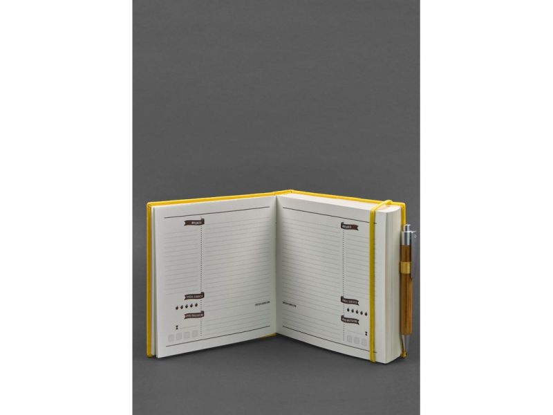 Кук-бук для записи рецептов Книга кулинарных секретов в желтой обложке, фото 2