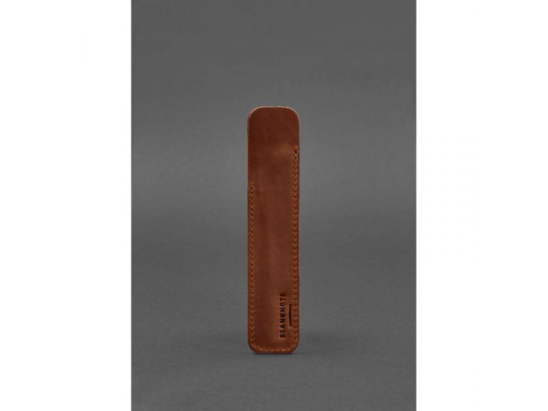 Кожаный чехол для ручек 2.0 светло-коричневый Crazy Horse, фото 1