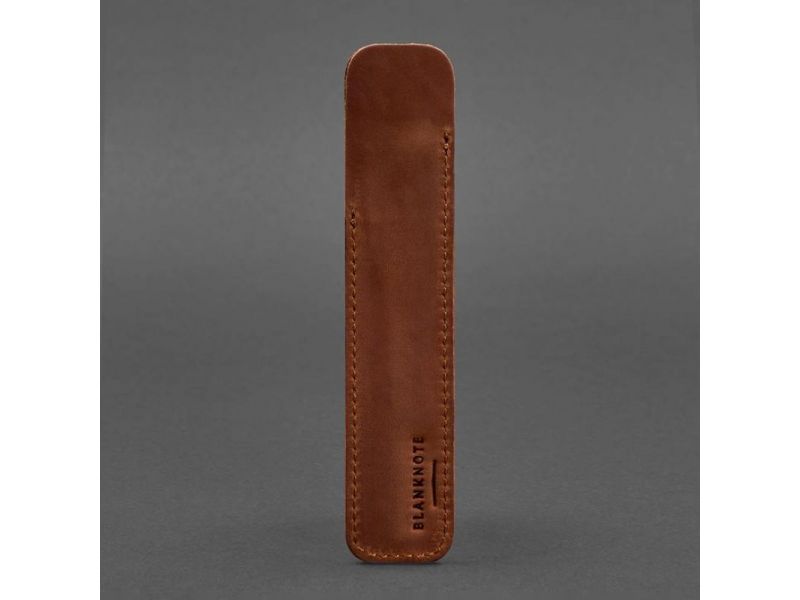 Кожаный чехол для ручек 2.0 светло-коричневый Crazy Horse, фото 4