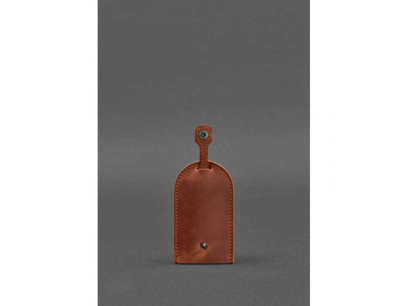 Кожаная ключница 2.0 светло-коричневая Crazy Horse, фото 3