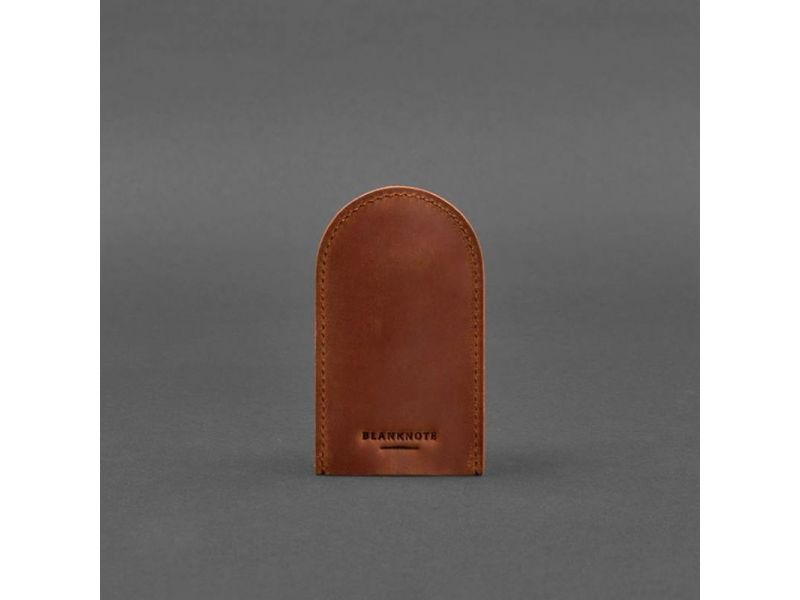 Кожаная ключница 2.0 светло-коричневая Crazy Horse, фото 6