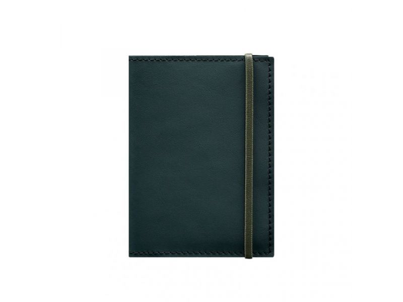 Кожаная обложка для паспорта 1.0 зеленая, фото 5