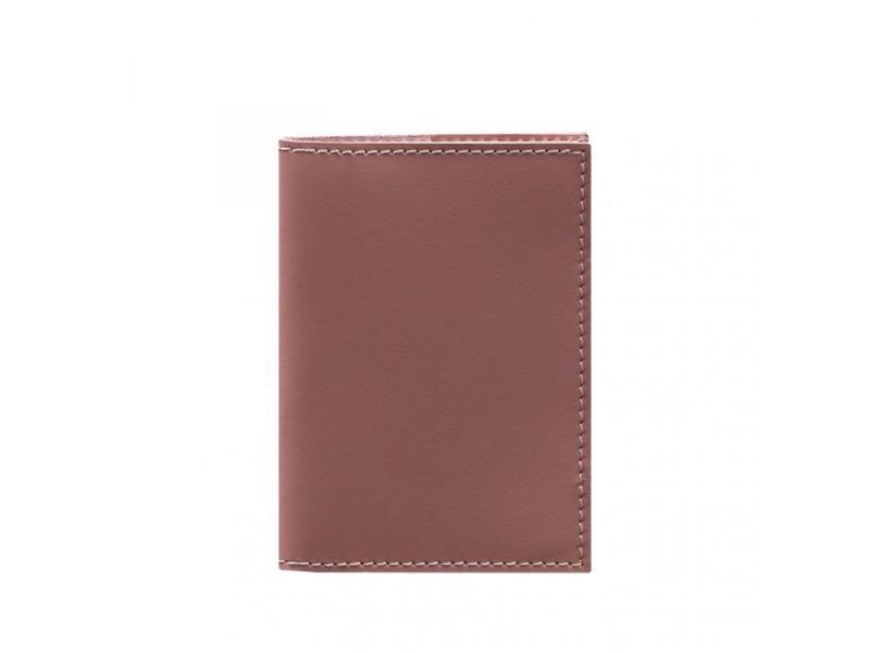 Кожаная обложка для паспорта и военного билета 1.2 розовая, фото 6