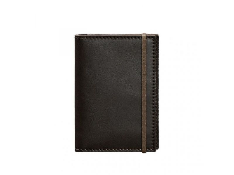 Кожаная обложка для паспорта 2.0 темно-коричневая, фото 7