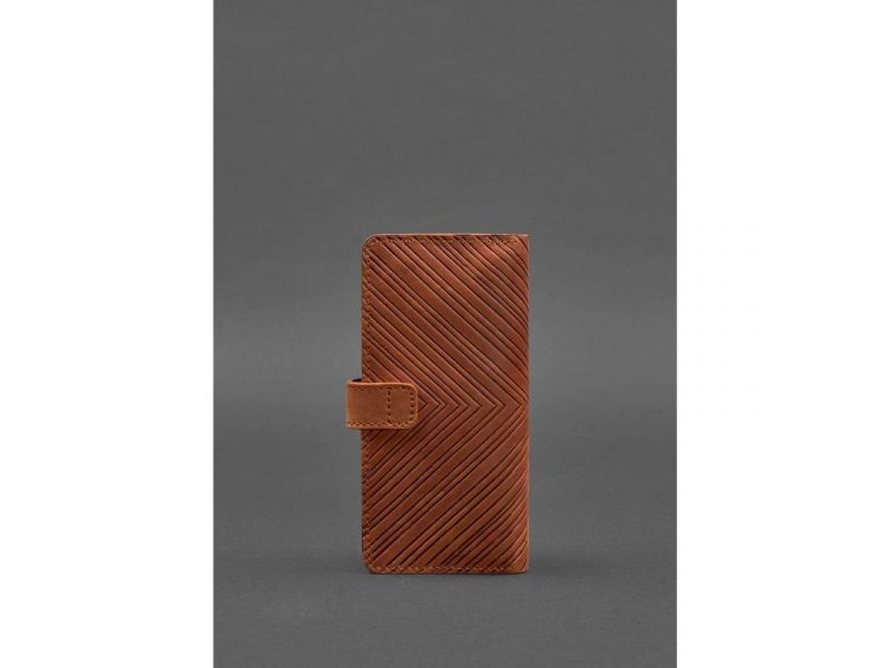 Кожаное женское портмоне 7.0 Инди светло-коричневое, фото 4