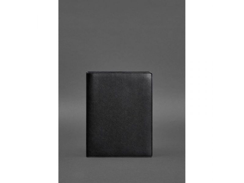 Кожаный блокнот на сегрегаторе (мягкая обложка на кольцах) 13.0 черный, фото 1