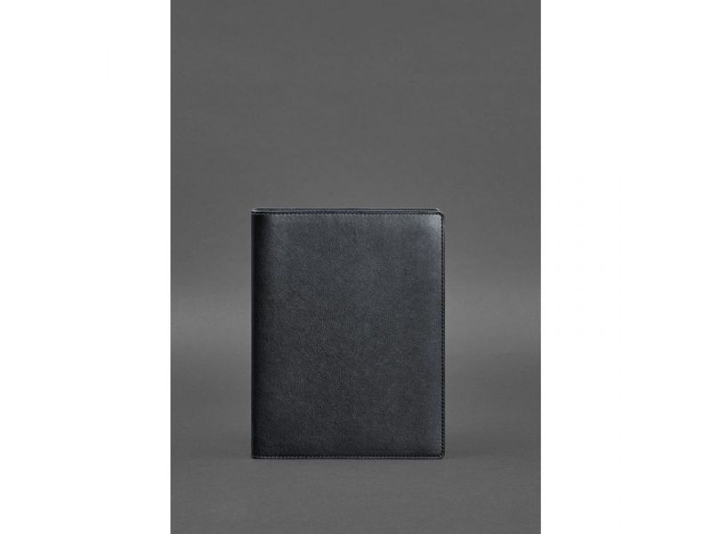 Кожаный блокнот на сегрегаторе (мягкая обложка на кольцах) 13.0 темно-синий, фото 1