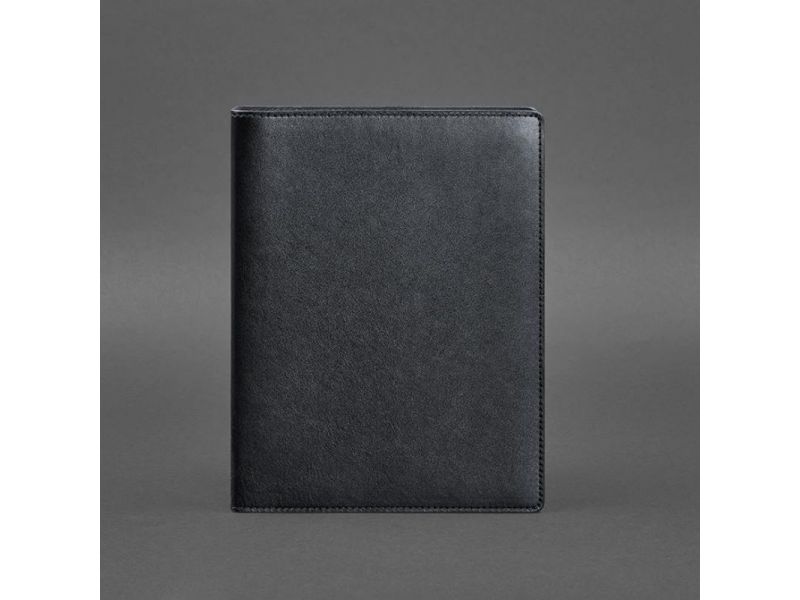 Кожаный блокнот на сегрегаторе (мягкая обложка на кольцах) 13.0 темно-синий, фото 4