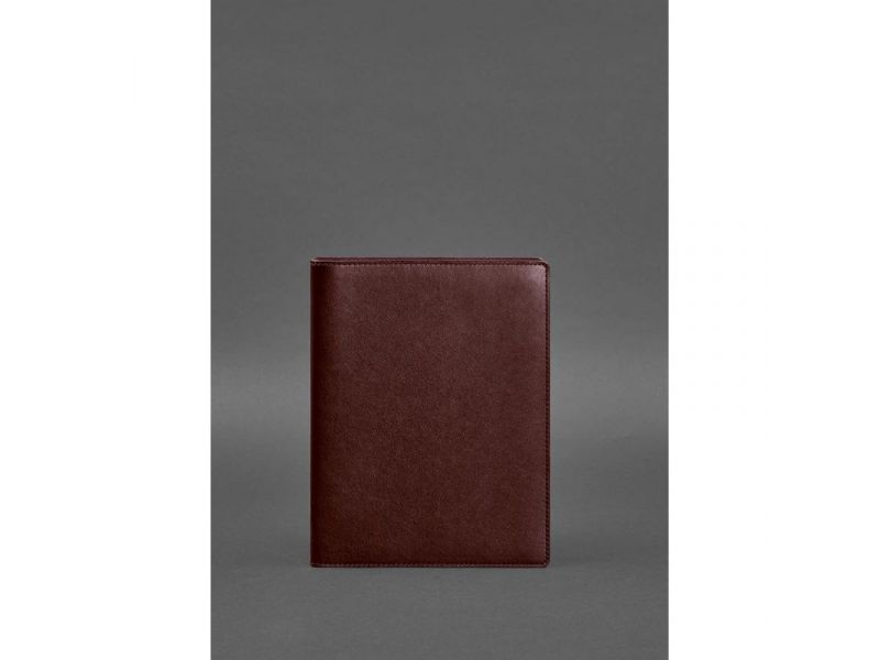 Кожаный блокнот на сегрегаторе (мягкая обложка на кольцах) 13.0 бордовый, фото 1