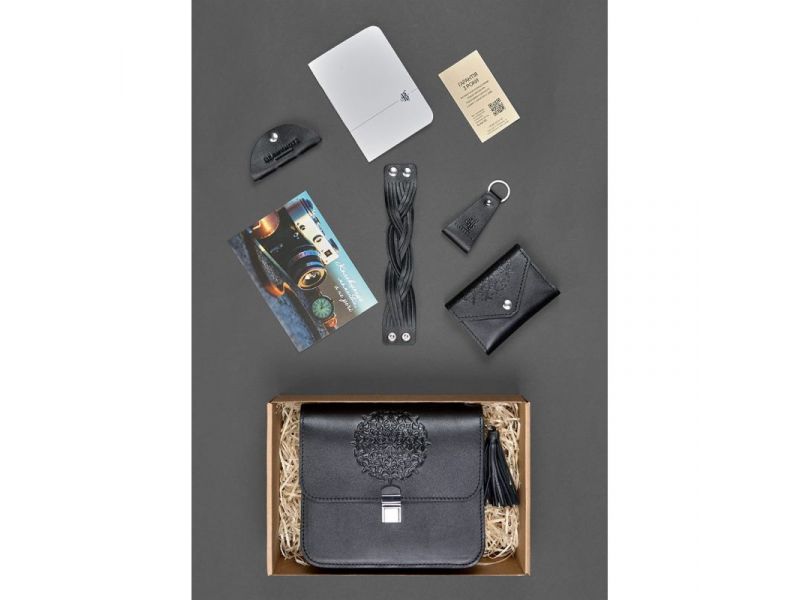 Женский подарочный набор кожаных аксессуаров Денвер, фото 3