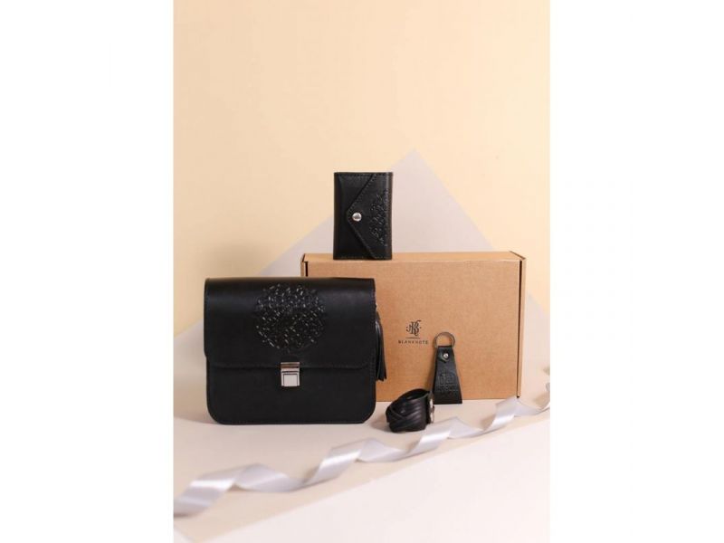 Женский подарочный набор кожаных аксессуаров Денвер, фото 4